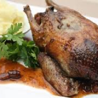 Pigeon farci au foie gras