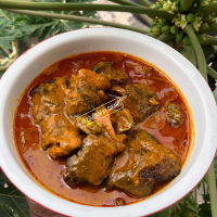 SAUCE GRAINE ( Poisson fumé , pate de bœuf )