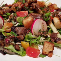 Salade de gésiers confits