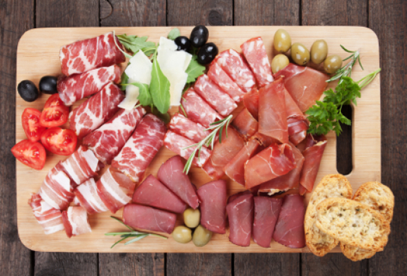 ASSIETE DE CHARCUTERIE ITALIENNE