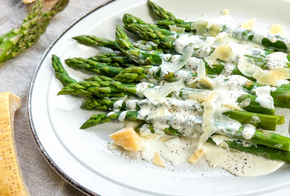 Asperges vinaigrette