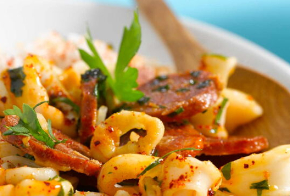 CALAMARS SAUTES AIL ET PERSIL