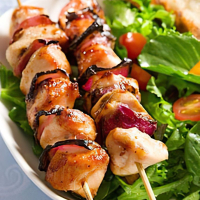 BROCHETTE DE BLANC DE POULET