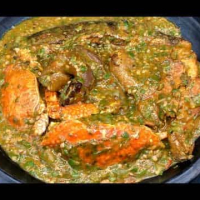 SAUCE GOMBO ( Pate de bœuf , crabe , poisson fumé )