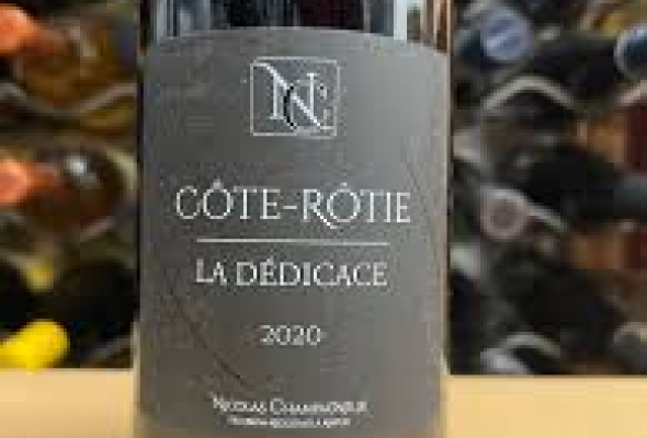 COTE ROTIE, " DEDICACE " N. CHAMPAGNEUX