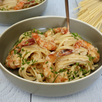Linguine à la truffe et au gamba