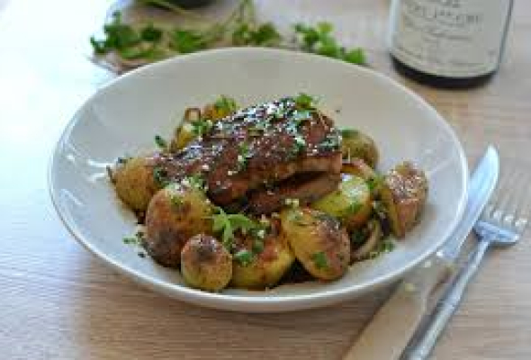 Foie de veau en persillade