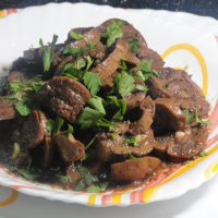 Rognon de veau de lait en persillade