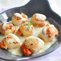 Cassolette de St Jacques au beurre blanc