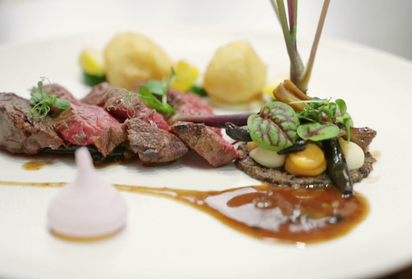 Filet de charolais flambé au porto