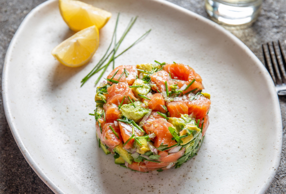 Carpaccio de saumon aux fines herbes