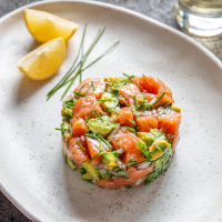 Carpaccio de saumon aux fines herbes