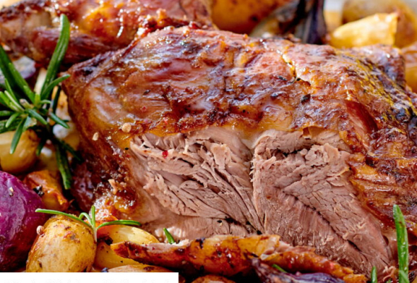 Epaule d'agneau confite